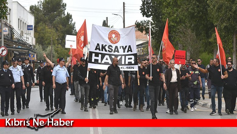 El-Sen Kıb-Tek önünde eyleme devam ediyor