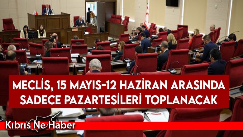 Meclis, 15 Mayıs-12 Haziran arasında sadece pazartesileri toplanacak