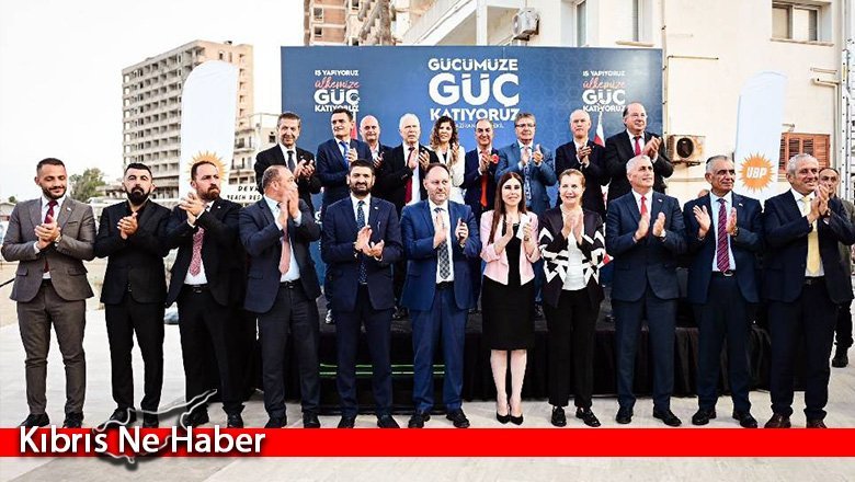 Gazimağusa, dev etkinlikle UBP’nin gücüne güç kattı