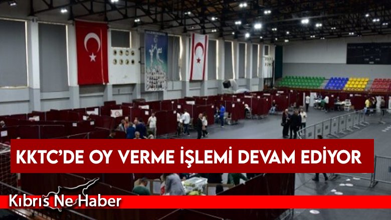 KKTC’de oy verme işlemi devam ediyor