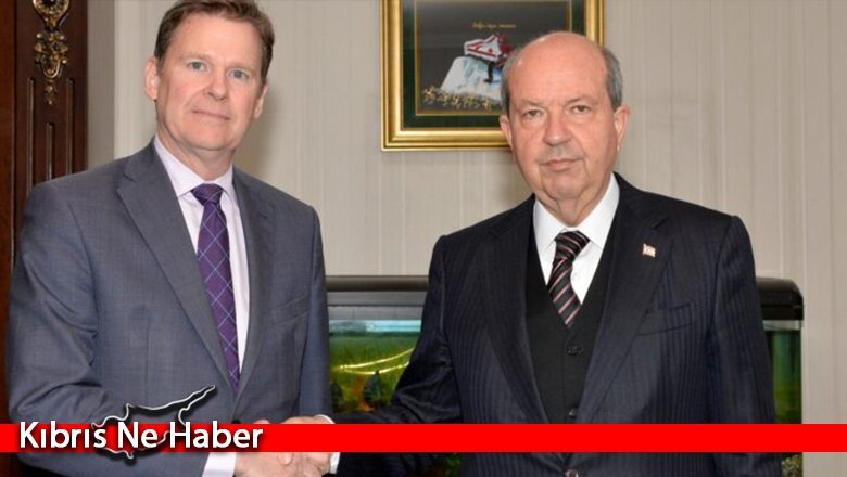 Cumhurbaşkanı Tatar, BM Genel Sekreteri’nin Kıbrıs Özel Temsilcisi Stewart’ı kabul etti