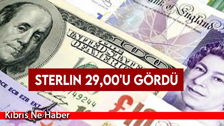 Sterlin 29,00'u gördü