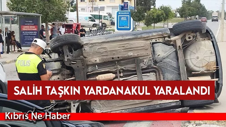 Lefkoşa’da meydana gelen kazada 1 kişi yaralandı