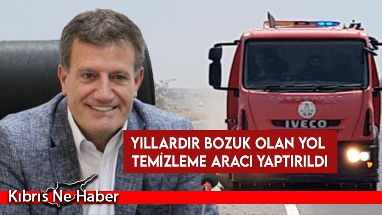 Arıklı: Yıllardır bozuk olan yol temizleme aracı yaptırıldı