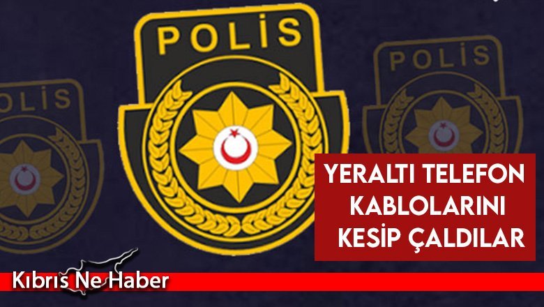 Yeraltı Telefon Kablolarını Kesip Çaldılar