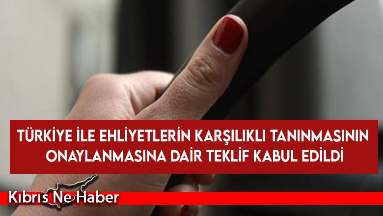 Türkiye ile ehliyetlerin karşılıklı tanınmasının onaylanmasına dair teklif kabul edildi