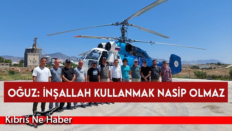 Yangın Helikopteri Ülkeye Geldi