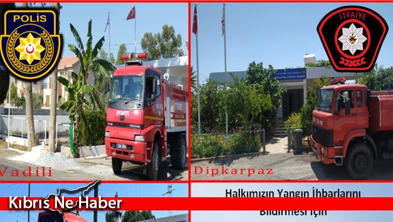 Dipkarpaz ve Vadili’de yeni itfaiye şubeleri açıldı