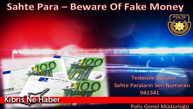 Girne’de sahte para! Polis sahte Euro banknotlara karşı uyardı