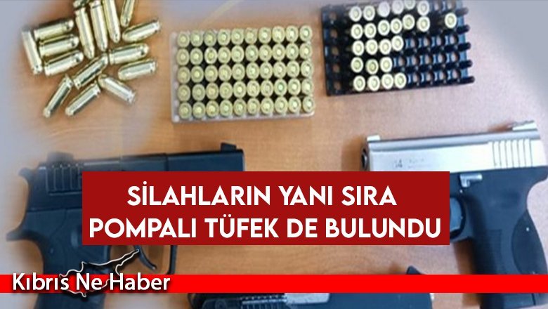 Silahların Yanı Sıra Pompalı Tüfek De Bulundu