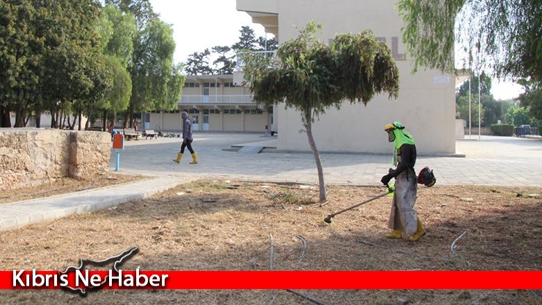 Gazimağusa Belediyesi: Okullarda Genel Temizlik Ve Bakım Çalışması Yapılıyor
