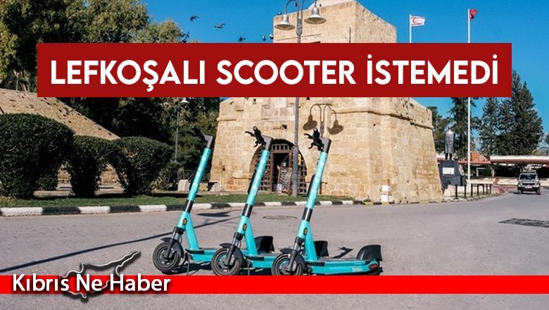 Lefkoşalı scooter istemedi...