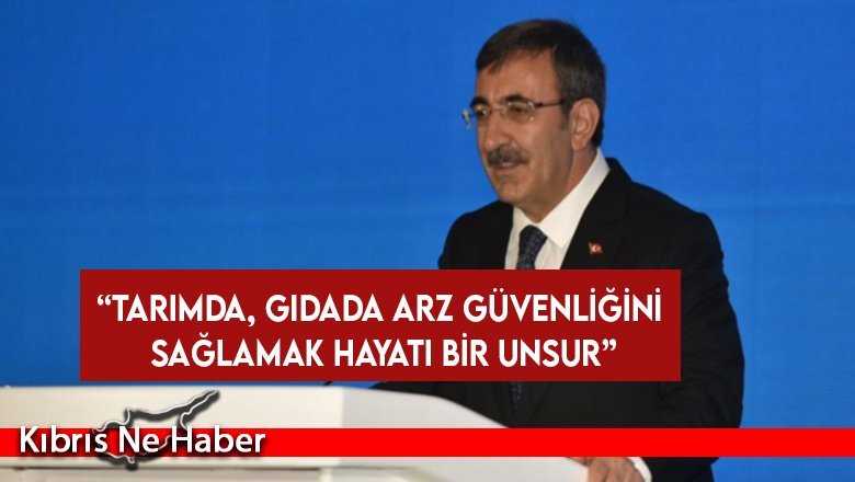 Yılmaz: Tarımda, gıdada arz güvenliğini sağlamak hayati bir unsur