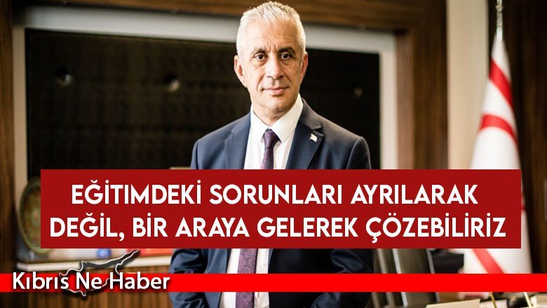 Taçoy: Eğitimdeki sorunları ayrılarak değil, bir araya gelerek çözebiliriz