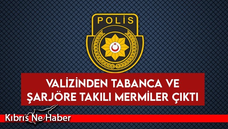 Ercan’da valizinde tabanca şarjörü ve mermi tespit edilen şahıs tutuklandı
