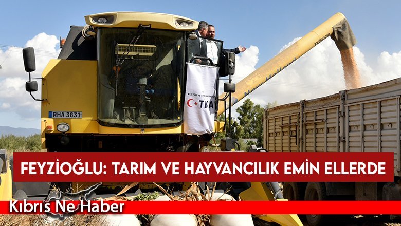 TİKA ile Devlet Üretme Çiftlikleri “Yemlik Dane Mısır Üretim Projesi” kapsamında hasat yapıldı