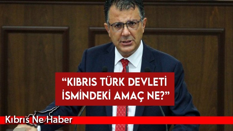 “Kıbrıs Türk Devleti ismindeki amaç ne?”