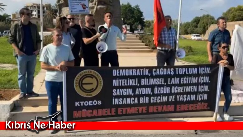 KTOEÖS Gazimağusa’da eylem yaptı