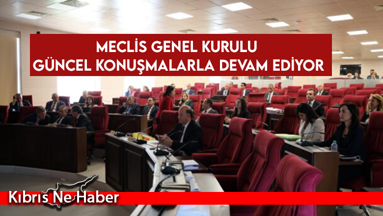 Meclis Genel Kurulu güncel konuşmalarla devam ediyor