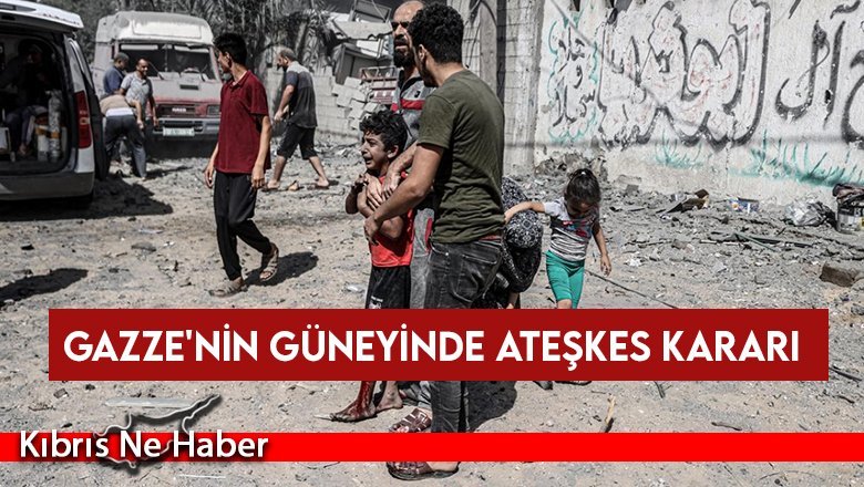 Gazze'nin güneyinde ateşkes kararı