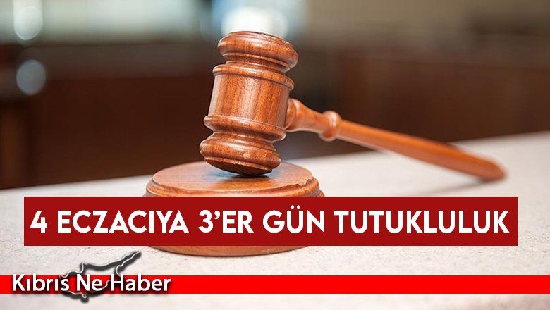 Sahte reçete soruşturmasıyla ilgili tutuklanan 4 eczacıya 3’er gün tutukluluk