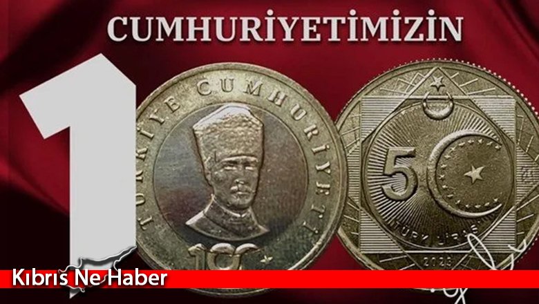 Cumhuriyet'in 100. yılına özel hatıra parası