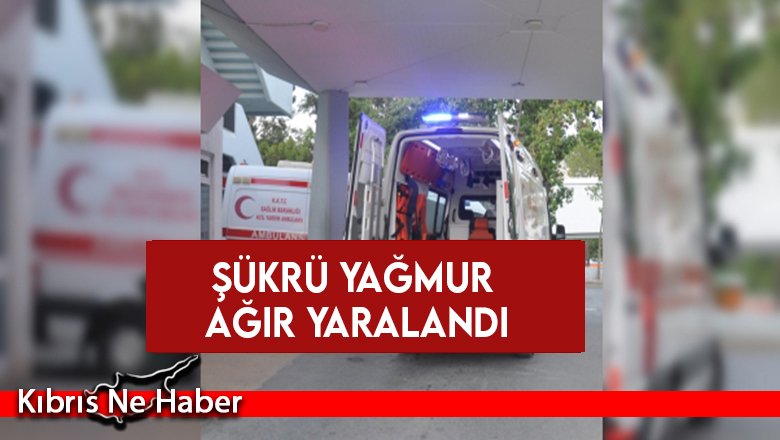3 metre yükseklikten beton zemine düşen Şükrü Yağmur ağır yaralandı