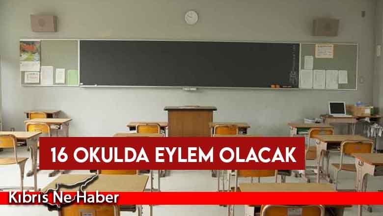 KTOEÖS bugün öğleden sonra 16 okulda eylemde olacak