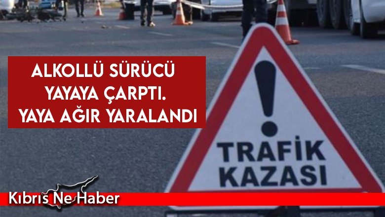 42 yaşındaki yaya ağır yaralandı!