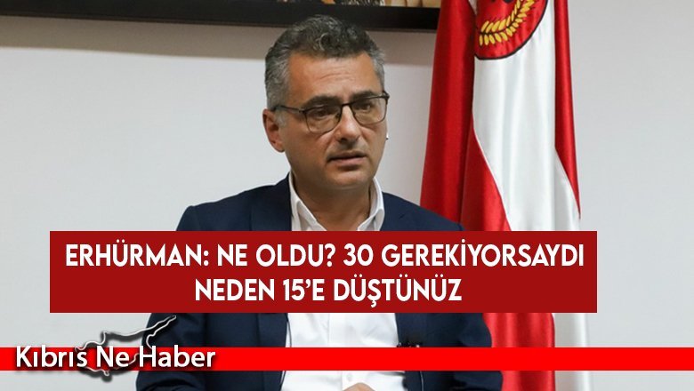 Erhürman: “Hesabı her zamanki gibi yanlış mı yaptınız?”