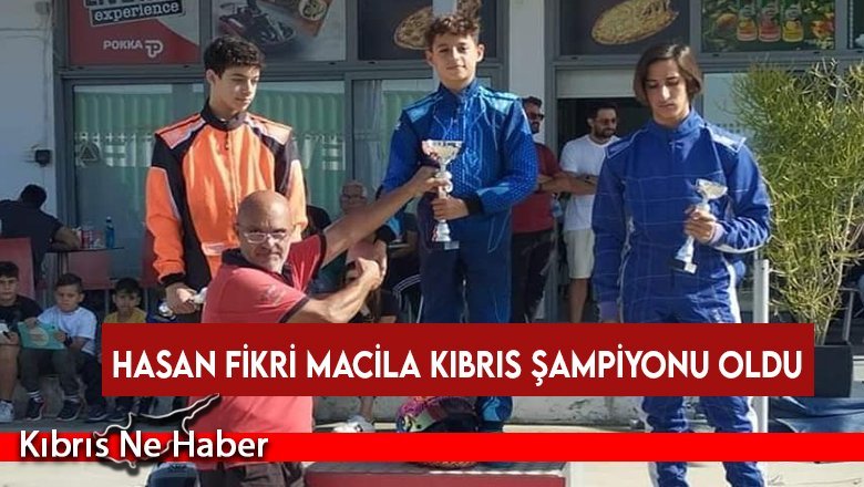 Hasan Fikri Macila iki kategoride de Kıbrıs Şampiyonu oldu