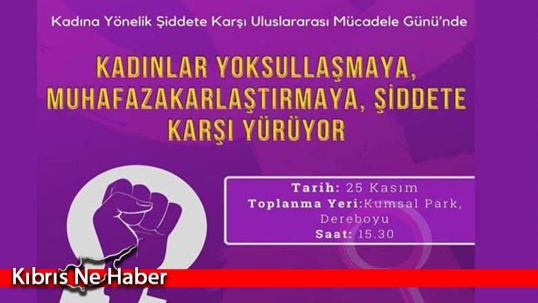 25 Kasım Organizasyon Komitesi, dayanışma yürüyüşü gerçekleştirecek