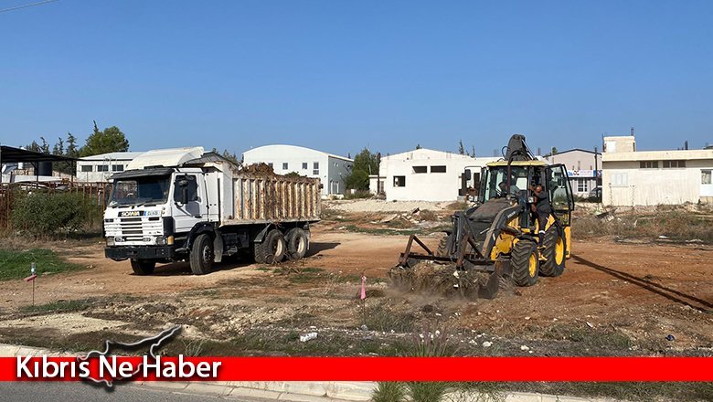 İskele Esnaf ve Zanaatkarlar Birliği, Sanayi Sitesi’nde temizlik çalışmalarına başladı