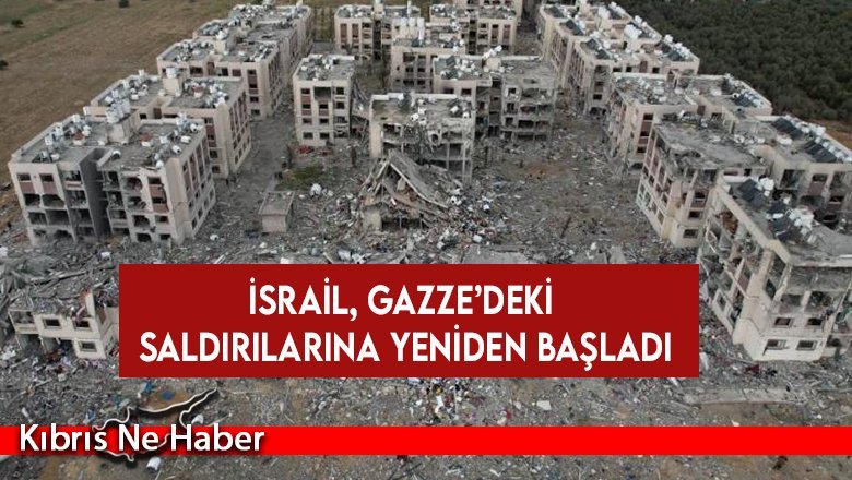 Gazze’de ateşkes sona erdi: İsrail saldırılara başladığını duyurdu