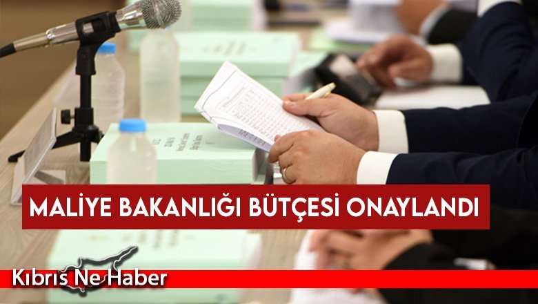 Maliye Bakanlığı Bütçesi Onaylandı