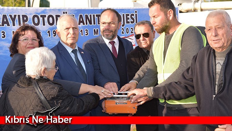 Kayıp Otobüs Anıtı’nın temeli atıldı