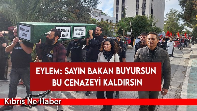 KTOEÖS, Milli Eğitim Bakanlığı önünde eylem yaptı