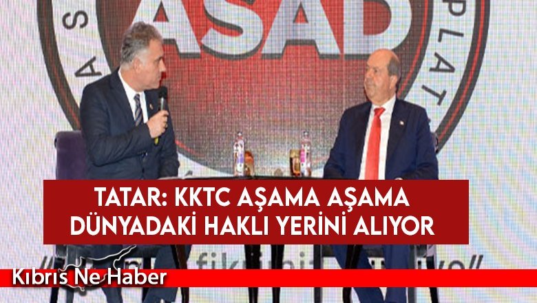 Tatar: Türkiye'nin adadan çekilmesi halinde Filistin'dekine benzer olaylar yaşanabilir