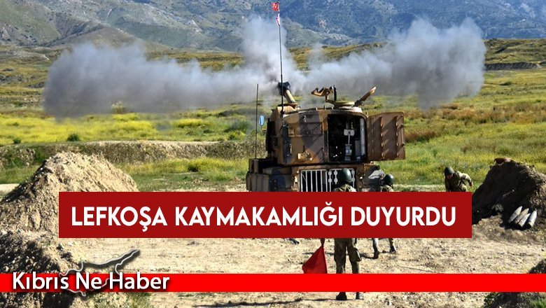 Beyköy atış alanında 20 Ocak tarihine kadar ağır silah atışları icra edilecek