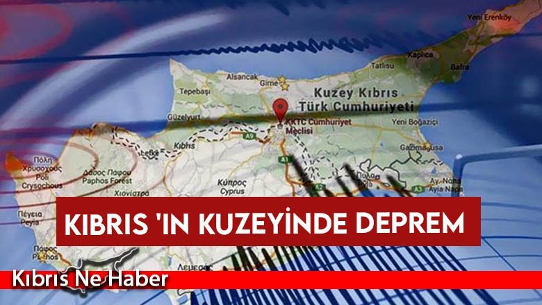 Kıbrıs 'ın kuzeyinde deprem