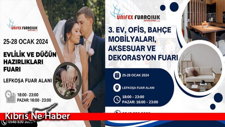 Evlilik ve Düğün Hazırlıkları ile mobilya fuarı 25 Ocak’ta açılıyor