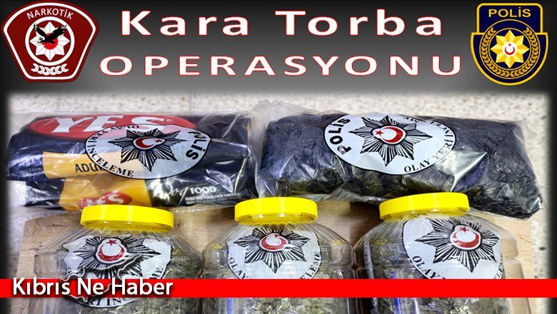 Gazimağusa’da Kara Torba Operasyonu: 2 kilo uyuşturucu ele geçirildi
