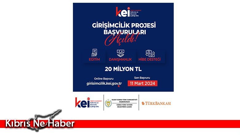 KKTC'ye Girişimcilik Desteği: KEİ Ofisi'nden 20 Milyon TL finansman