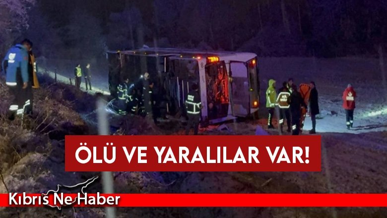 Kastamonu'da yolcu otobüsü devrildi: Ölü ve yaralılar var!