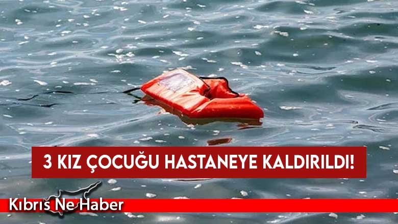 Greko Burnu’nda tespit edilen kayıkta bulunan 3 kız çocuğu hastaneye kaldırıldı!