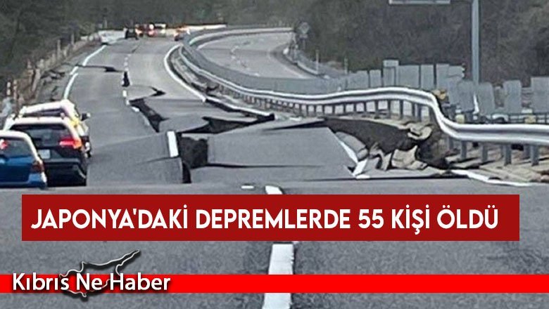 Japonya'daki depremlerde 55 kişi öldü