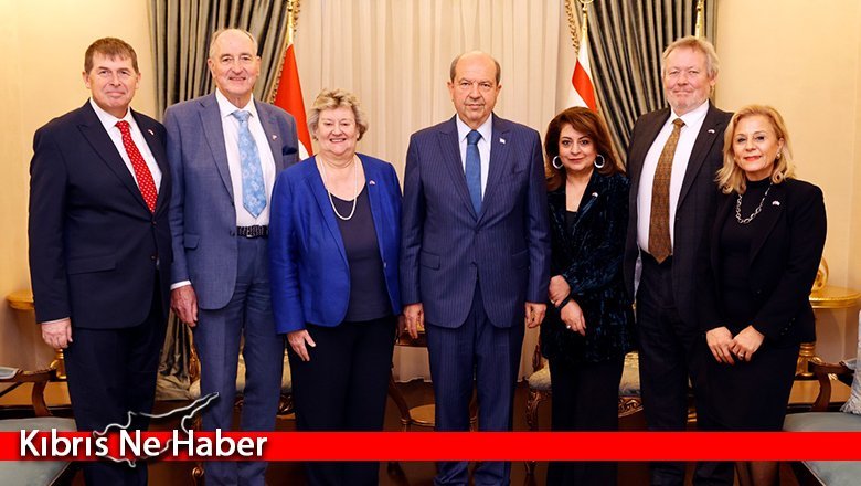 Cumhurbaşkanı Ersin Tatar, İngiliz parlamenterleri kabul etti