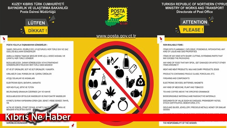 Posta Dairesi, ülkeye gelen koli ve paketlerde taşınması yasak ürünleri açıkladı