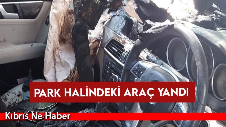 Ötüken'de araç yangını!