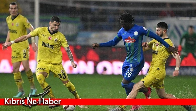 Fenerbahçe, Rize’den 3 puanla dönüyor